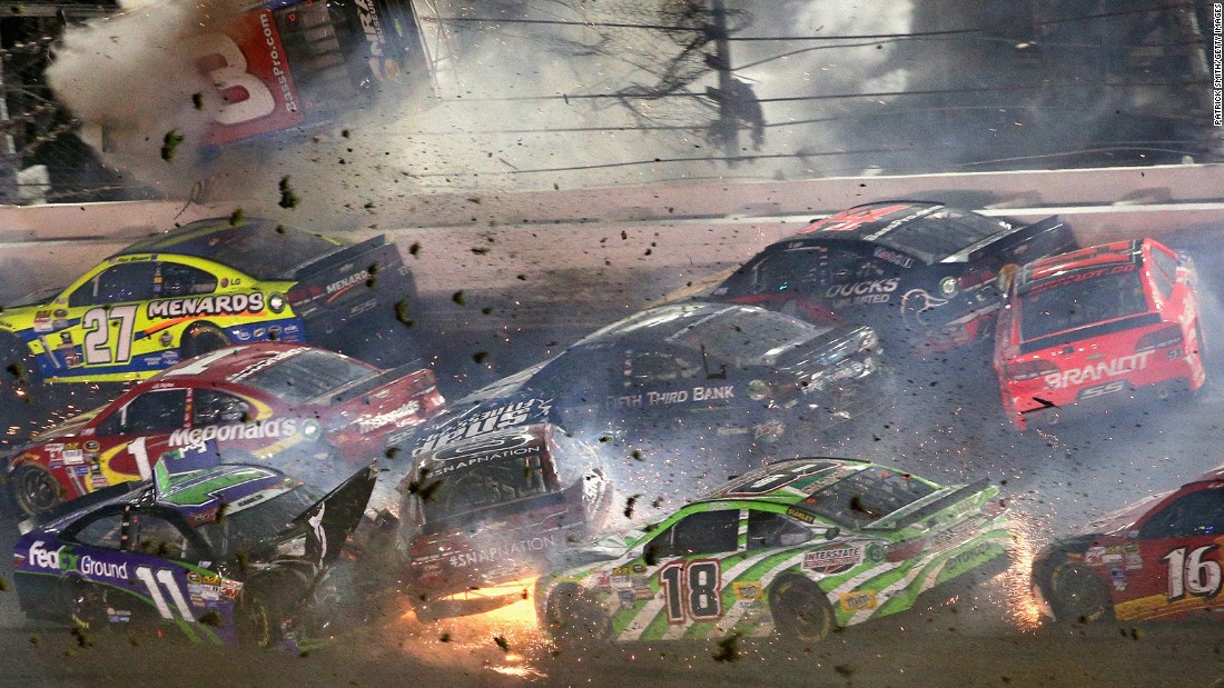 Photos: NASCAR crash