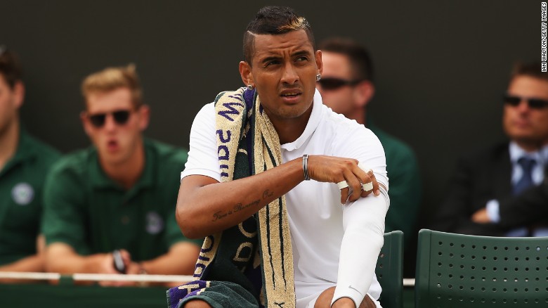 Nick Kyrgios was the talk of Wimbledon on Monday. His apparent decision to throw a game during his match with Frenchman Richard Gasquet drew widespread criticism and has sparked a race row back in Kyrgios' native Australia.
