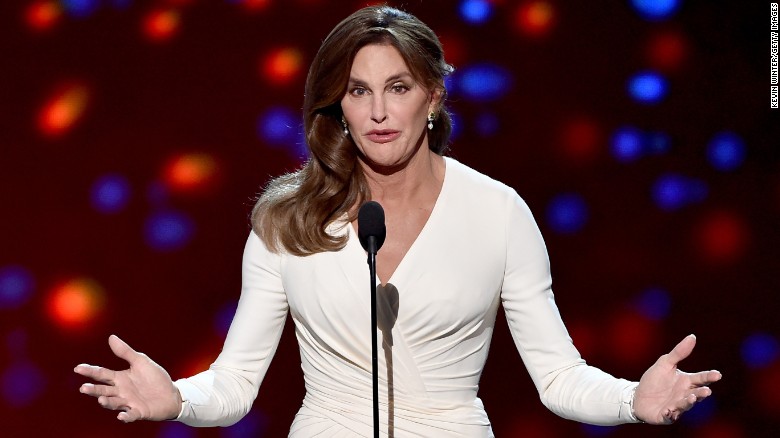 Caitlyn Jenner &lt;a href=&quot;http://money.cnn.com/2015/07/15/media/espys-caitlyn-jenner-arthur-ashe-award/&quot;&gt;accepts the Arthur Ashe Courage Award&lt;/a&gt; during the ESPYs in Los Angeles on Wednesday, July 15. In her first speech since identifying as transgender, she said she wants to &quot;reshape the landscape of how trans issues are viewed.&quot;