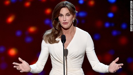 LOS ANGELES, CA - JULY 15: Honoree Caitlyn Jenner accepts the Arthur Ashe Courage Award onstage during The 2015 ESPYS at Microsoft Theater on July 15, 2015 in Los Angeles, California. (Photo by Kevin Winter/Getty Images)