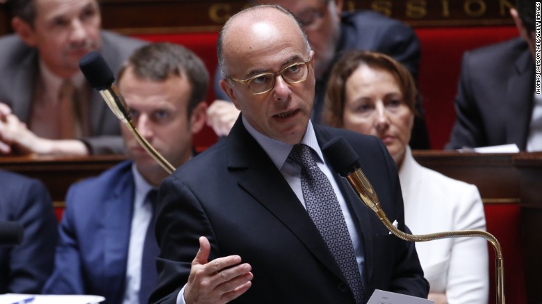 French Interior Minister Bernard Cazeneuve said one of the suspects is a former French navy sailor.