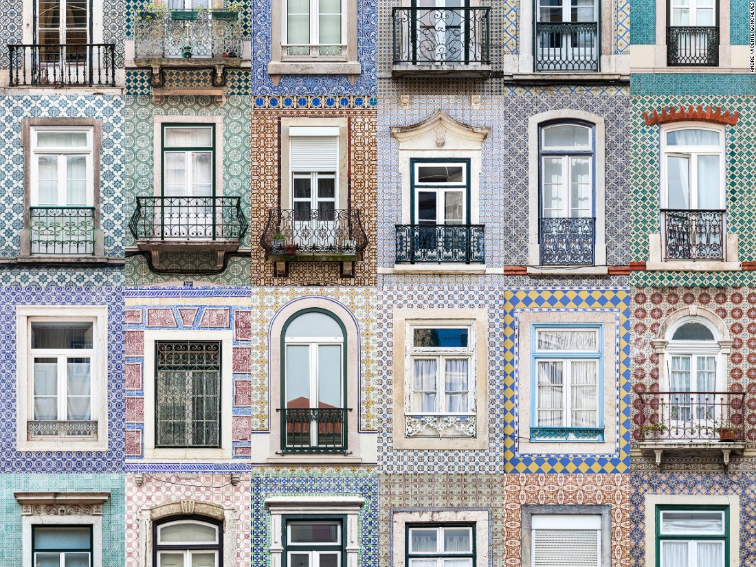 Goncalves uses Canon digital cameras and a telephoto lens to create his images. He prefers photographing from a distance, so that the lines in the image appear perfectly straight. &quot;It&#39;s a problem in some old streets in Lisbon that are only a few meters wide,&quot; he says. 