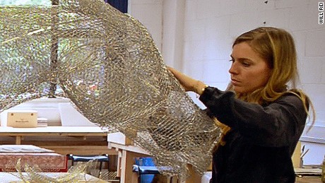 Wild horses: Sculptor's moving tribute