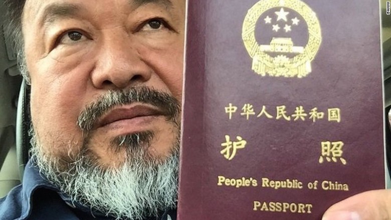 After 600 days, China returns passport to artist Ai Weiwei