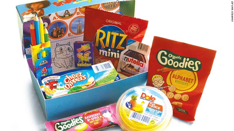 EasyJet recently re-designed its kids&#39; inflight snack box. By removing chips and chocolate bars, the airline achieved a 4% reduction in fat, 40% reduction in saturated fat and an increase of 20% in fiber. 