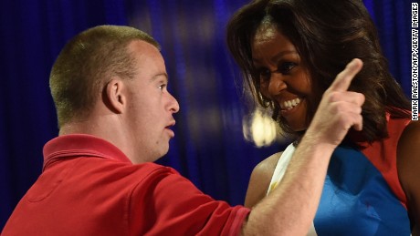 Michelle opens Special Olympics