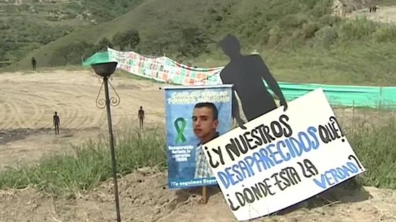 The government is looking for the so-called disappeared, people who went missing during Colombia&#39;s long-running civil war.