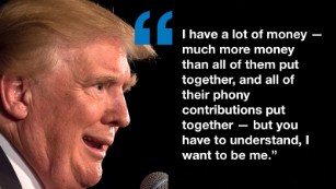 Donald Trump: His own words