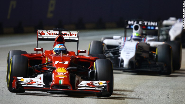 What&#39;s more fun than watching a Formula One race? Watching it at night.