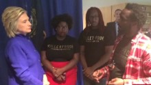 hillary clinton black lives matter protest daunasia yancey intv nr_00003108.jpg