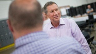 Gov. Kasich tells Democrats to 'lighten up'