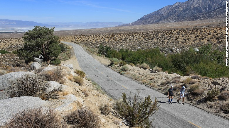 Describing itself as &quot;The World&#39;s Toughest Foot Race,&quot; the &lt;a  data-cke-saved-href=&quot;http://www.badwater.com/event/badwater-135/&quot; href=&quot;http://www.badwater.com/event/badwater-135/&quot; target=&quot;_blank&quot;&gt;Badwater Ultramarathon&lt;/a&gt; takes place in California&#39;s Death Valley at the height of summer, with temperatures often reaching 130F. &lt;br /&gt;Competitors must race 135 miles nonstop, with previous winner Dean Karnazes calling it: &quot;A midsummer inferno.&quot;