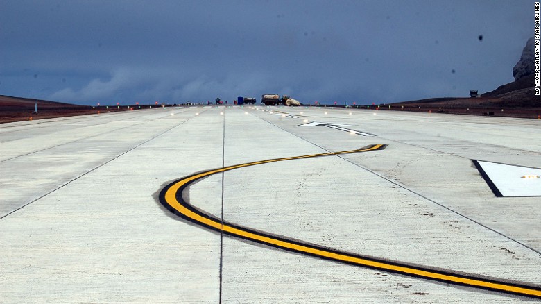 Once completed in 2016, a new runway on St. Helena is expected to serve air connections to Cape Town, South Africa and the UK. 