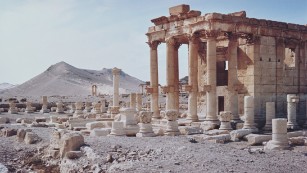 The temple of Baalshamin in Palmyra, Syria, seen in a file image dating back to 1960. ISIS &lt;a href=&quot;http://www.cnn.com/2015/08/24/middleeast/syria-isis-palmyra-ruins-temple/index.html&quot;&gt;militants are reported to have rigged the ruins&lt;/a&gt; with large quantities of explosives before detonating them. The timing of the blast is uncertain -- the UK-based Syrian Observatory for Human Rights says it happened sometime in late July/early August.