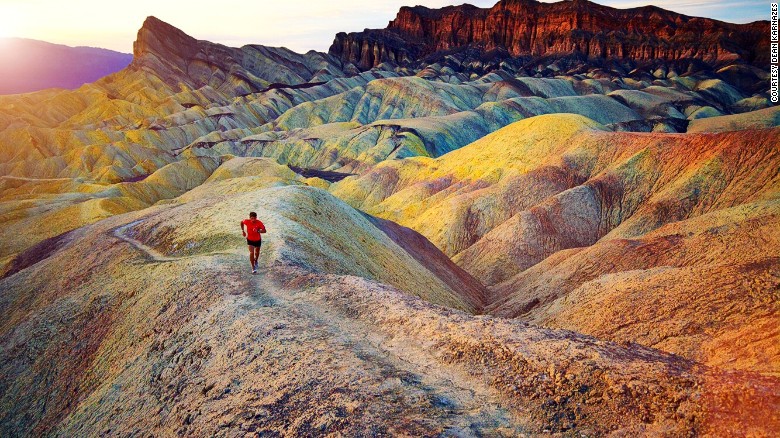 Sunset during the Badwater Ultramarathon is a sight to behold -- if you can handle the pain.