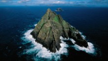 Filming for "The Force Awakens" was confirmed at the ruins of this 7th-century monastery, which sits on the steep sides of the island Skellig Michael. The presence of a film crew has stirred some controversy with conservationists concerned about potential damage to the location.