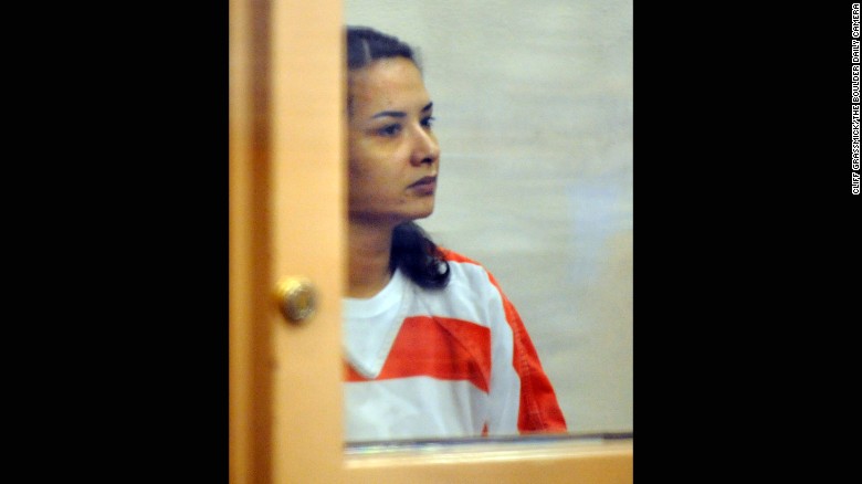 Eman al-Obeidi, who now goes by Eman Ali, shows little emotion at her sentencing Wednesday. 