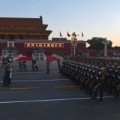 China parades military might