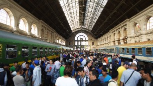 A general view of the Keleti station in Budapest, Hungary on Thursday, September 3. The station has been reopened to migrants after it was closed for three days, forcing many to sleep outside the station. But there was bad news for those on board -- &lt;a href=&quot;http://edition.cnn.com/2015/09/03/europe/europe-migrant-crisis/index.html&quot;&gt;only domestic trains were leaving the station,&lt;/a&gt; a Hungarian government spokesman told CNN.