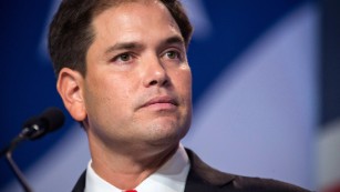 Senator Marco Rubio (R-FL), speaks at the 2013 Values Voter Summit, held by the Family Research Council, on October 11, 2013 in Washington, DC. The summit, which goes for three days, is attended by a number of Republican senators and high profile conservative voices in American politics. 