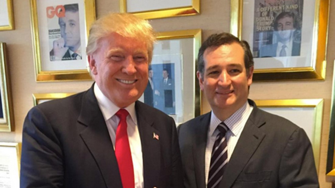 Donald Trump Ted Cruz Thump Iran Nuclear Deal