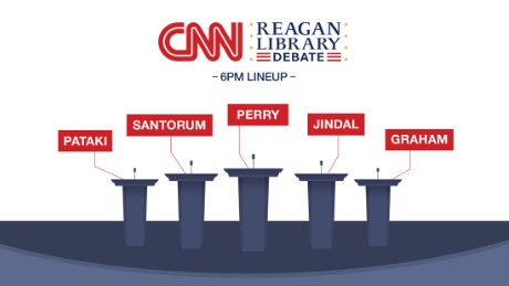 Lineup for CNN GOP debate revealed