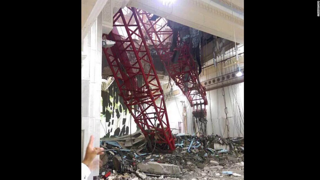 87 dead in Mecca crane collapse