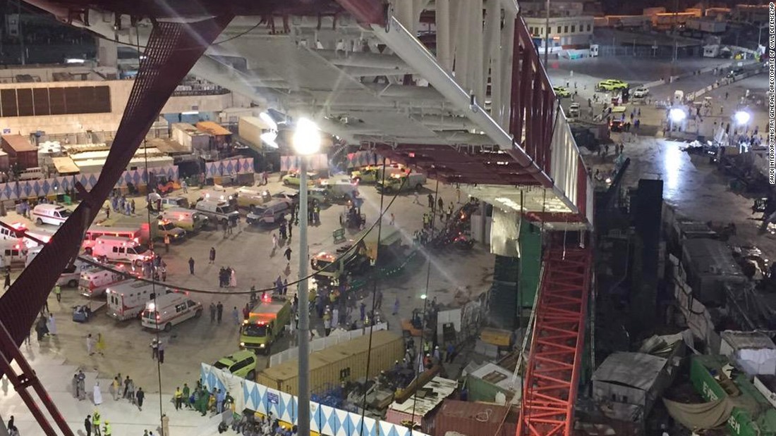 87 dead in Mecca crane collapse