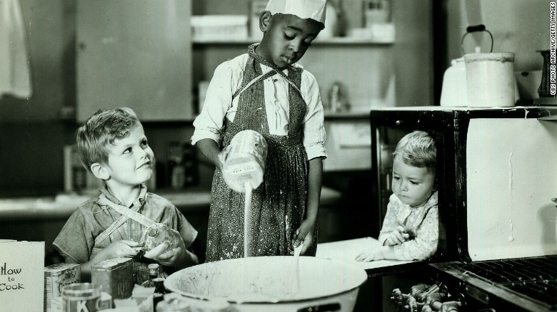 Dickie Moore, left,  Matthew &quot;Stymie&quot; Beard and George &quot;Spanky&quot; McFarland in the 1932 episode &quot;Birthday Blues&quot; of &quot;Our Gang&quot; later to be known as &quot;The Little Rascals.&quot;  