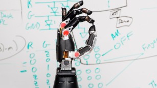 This prosthetic designed by DARPA and the the Applied Physics Laboratory at Johns Hopkins University might be able to communicate a sense of touch to its user.