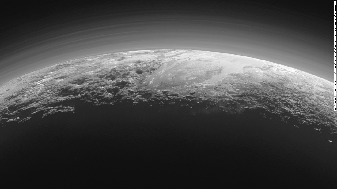Pluto On The Horizon