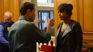 QUANTICO - "Run" -- A diverse group of recruits has arrived at the FBI Quantico Base for training. They are the best and the brightest, so it seems impossible that one of them is suspected of masterminding the biggest attack on New York City since 9/11. "Quantico" airs SUNDAY, SEPTEMBER 27 (10:00-11:00 p.m. ET) on the ABC Television Network. (ABC/Guy D'Alema)
ANTHONY RUIVIVAR, PRIYANKA CHOPRA