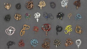 Personal items such as rosaries are considered potentially lethal, non-essential property that is discarded during intake.