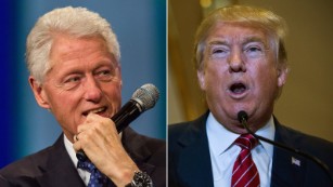Donald Trump brings up old attacks against Bill Clinton