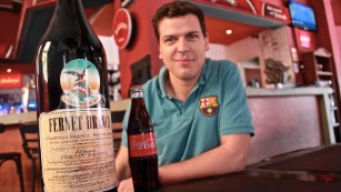 Juan Chico is the manager of a bar in the heart of the upscale Palermo neighborhood in Buenos Aires and says that he sells an average of 70 glasses of Fernet a day. 
