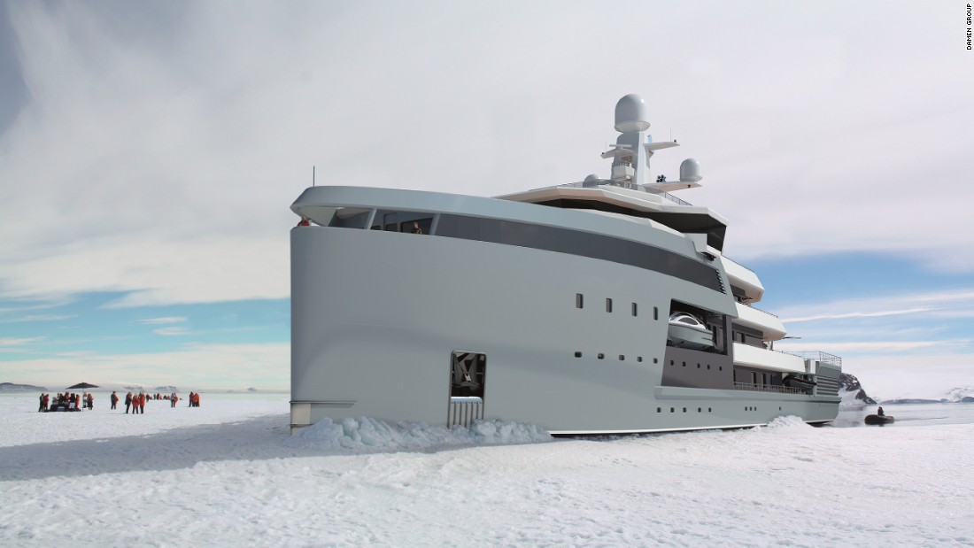 &quot;Few vessels can break through ice and the ones that can are not luxury yachts, they&#39;re &#39;ice-bergers,&#39; which are effective but not very comfortable,&quot; Caminada explains. &quot;With this concept, we have combined the two and added on superyacht accommodation for the owners to stay in.&quot;