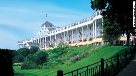 Best Historic Resort: Grand Hotel (1887) Mackinac Island, Michigan.