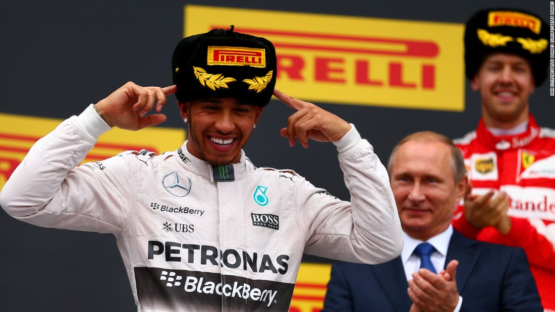 Hamilton &lt;a href=&quot;https://twitter.com/LewisHamilton/status/653470320213512194&quot; target=&quot;_blank&quot;&gt;said on his Twitter page that he &quot;loved&quot; the Ushanka fur hat&lt;/a&gt;, which carried the logo of F1&#39;s tire sponsor Pirelli. The Italian company has reportedly won the tender to extend its contract for another three years.