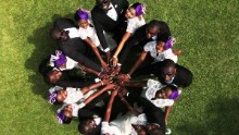 "A beautiful wedding pose at Little Acre, Aburi," said photographer Aeroshutter.
