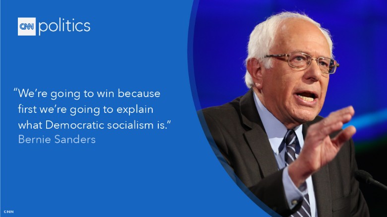 bernie sanders debate quote gfx