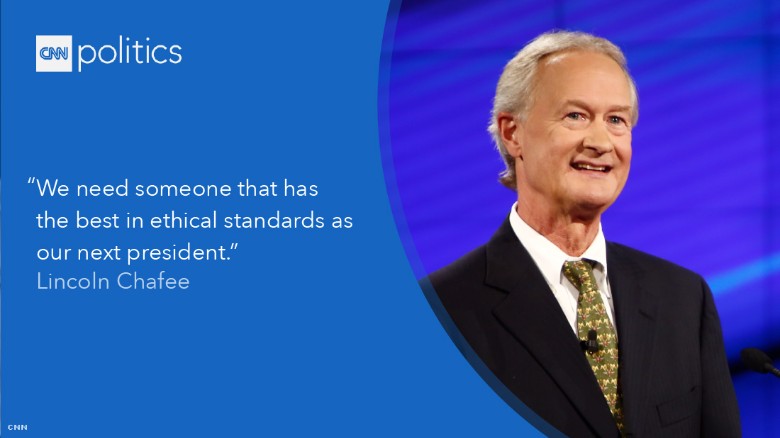 lincoln chafee debate quote gfx