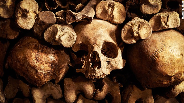 The Catacombs&#39; famous residents include guillotine victims Princess Elisabeth of France and Maximilien Robespierre, architect of the French Revolution. 