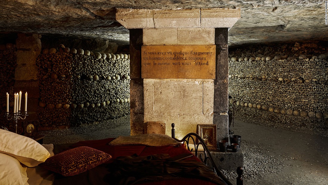 Would you dare spend a night in Paris Catacombs?