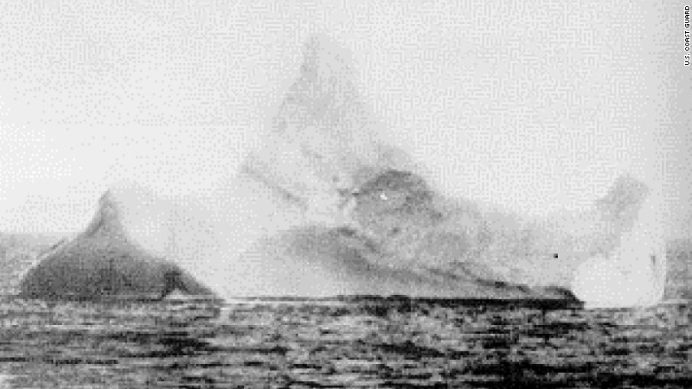 U.S. Coast Guard file photo of iceberg believed to have sunk the Titanic