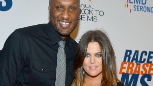 CENTURY CITY, CA - MAY 18:  NBA player Lamar Odom and TV personality Khloe Kardashian arrive at the 19th Annual Race to Erase MS held at the Hyatt Regency Century Plaza on May 18, 2012 in Century City, California.  (Photo by Frazer Harrison/Getty Images for Race to Erase MS)