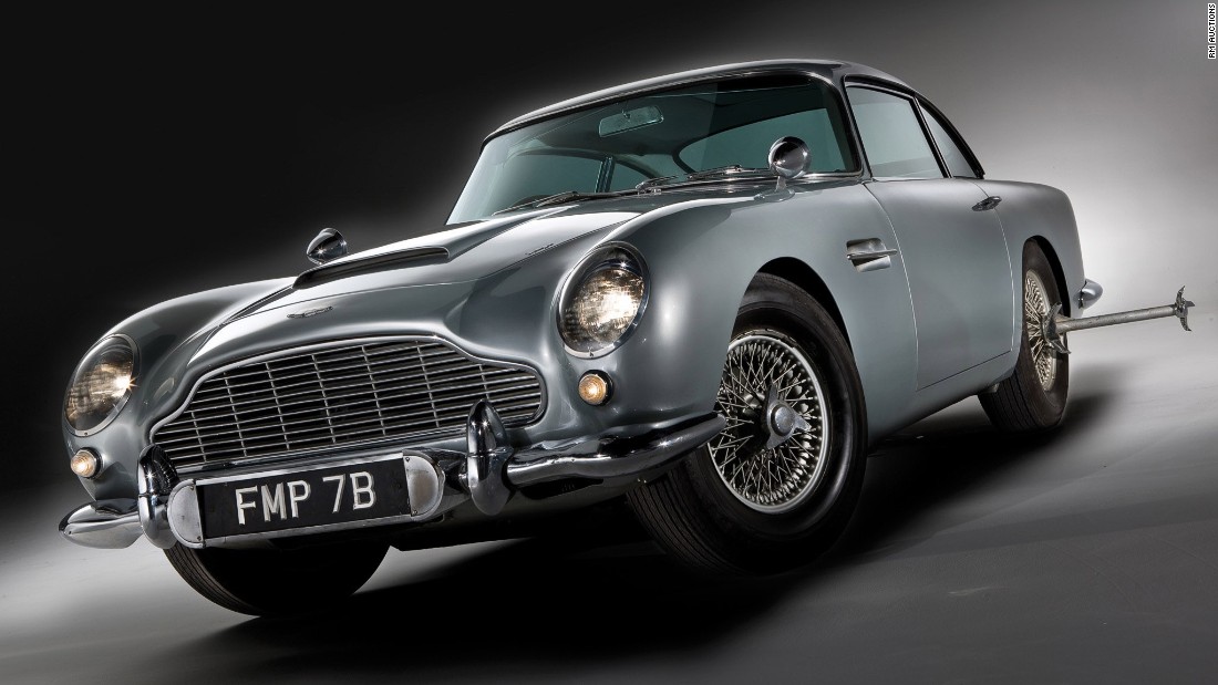 This Bond car was fitted with machine guns, an ejector seat and a host of other Q Branch gadgets. It made a triumphant return in Skyfall and sold for $4.6 million in 2010.
