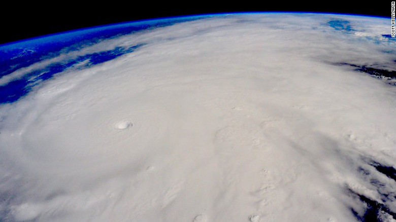 Hurricane Patricia approaches the Pacific coast of Mexico in this photo that astronaut Scott Kelly &lt;a href=&quot;https://twitter.com/StationCDRKelly/status/657618739492474880&quot; target=&quot;_blank&quot;&gt;tweeted&lt;/a&gt; from the International Space Station on Friday, October 23. Patricia is the strongest hurricane ever recorded, with sustained winds of 200 mph.