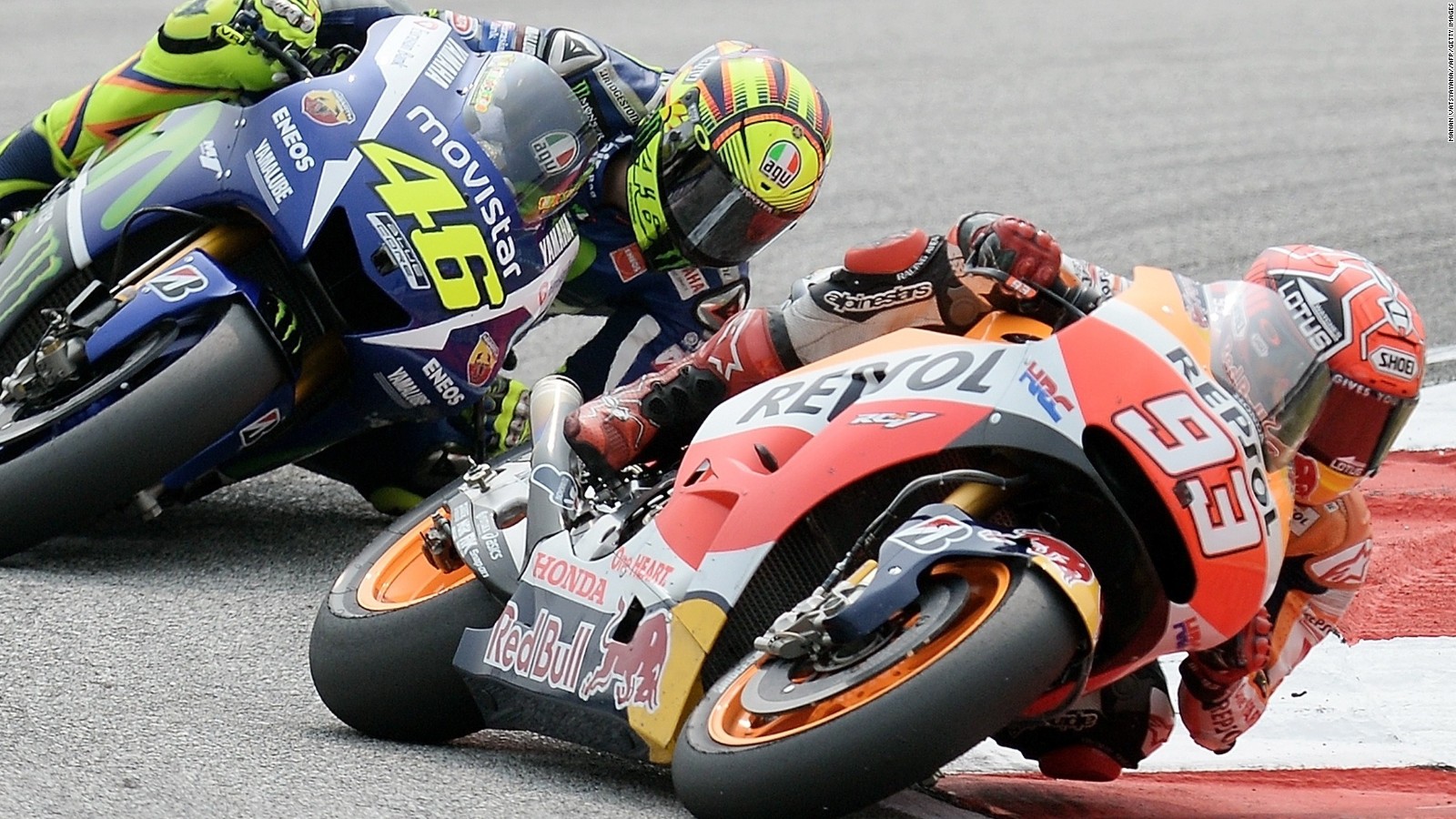 Malaysian MotoGP: Valentino Rossi penalized after Sepang clash
