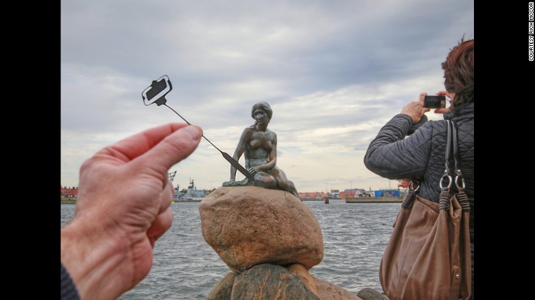 &quot;It&#39;s just a hobby, it was only in June I started doing it,&quot; says McCor of his pictures. &quot;Now it&#39;s taken off and gone viral. I went from 5,000 followers on Instagram to about 60,000 in a week.&quot; Shots like this one of the Little Mermaid in Copenhagen are one reason for the popularity.