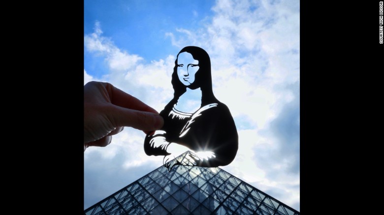 There was no need to go inside the Paris Louvre to see its most famous exhibit when McCor positioned the Mona Lisa on its roof. 